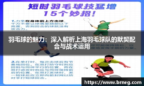 羽毛球的魅力：深入解析上海羽毛球队的默契配合与战术运用